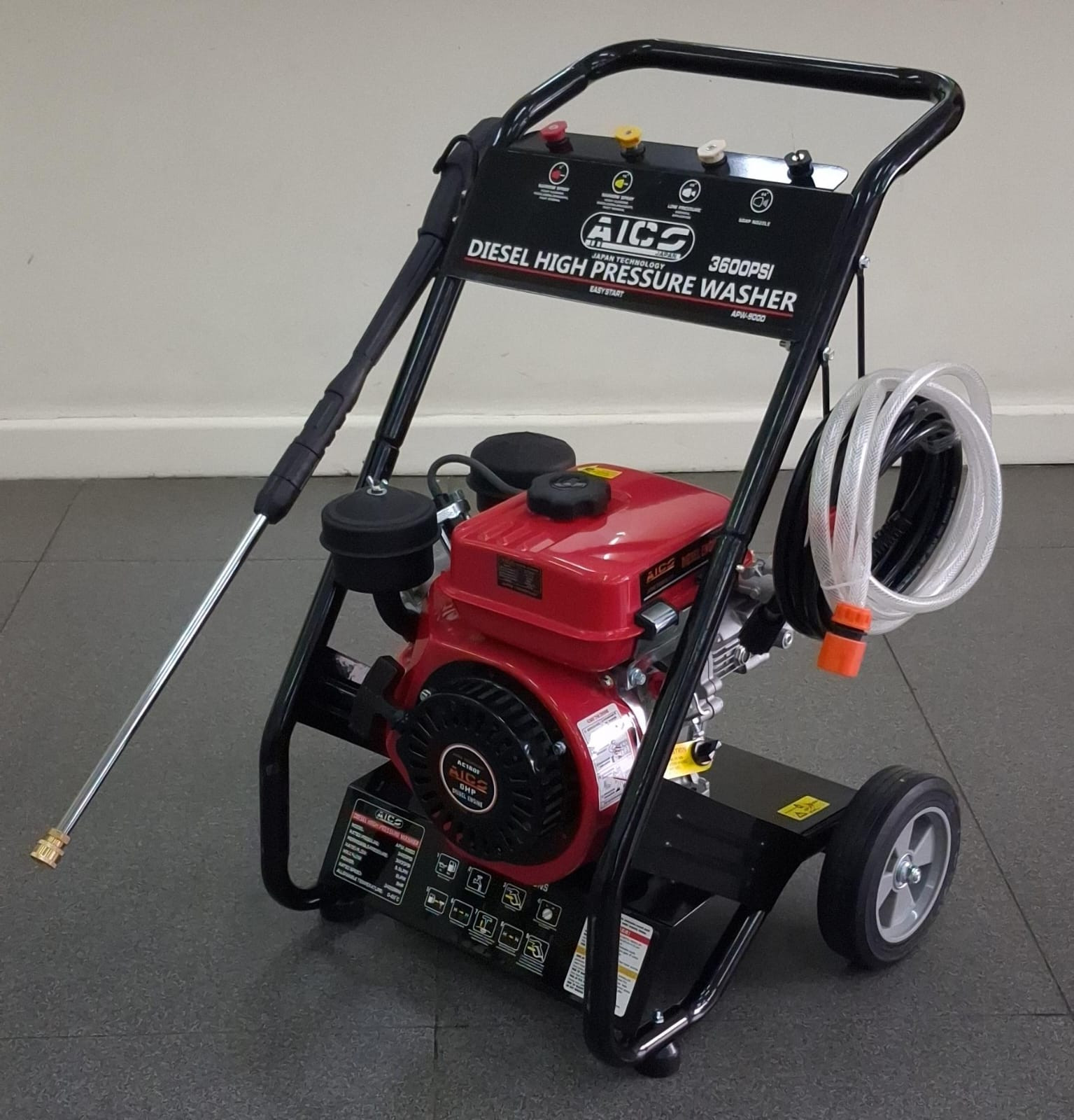 Aico Japan DIESEL Pressure washer 3600psi with 8.0hp Diesel Engine.