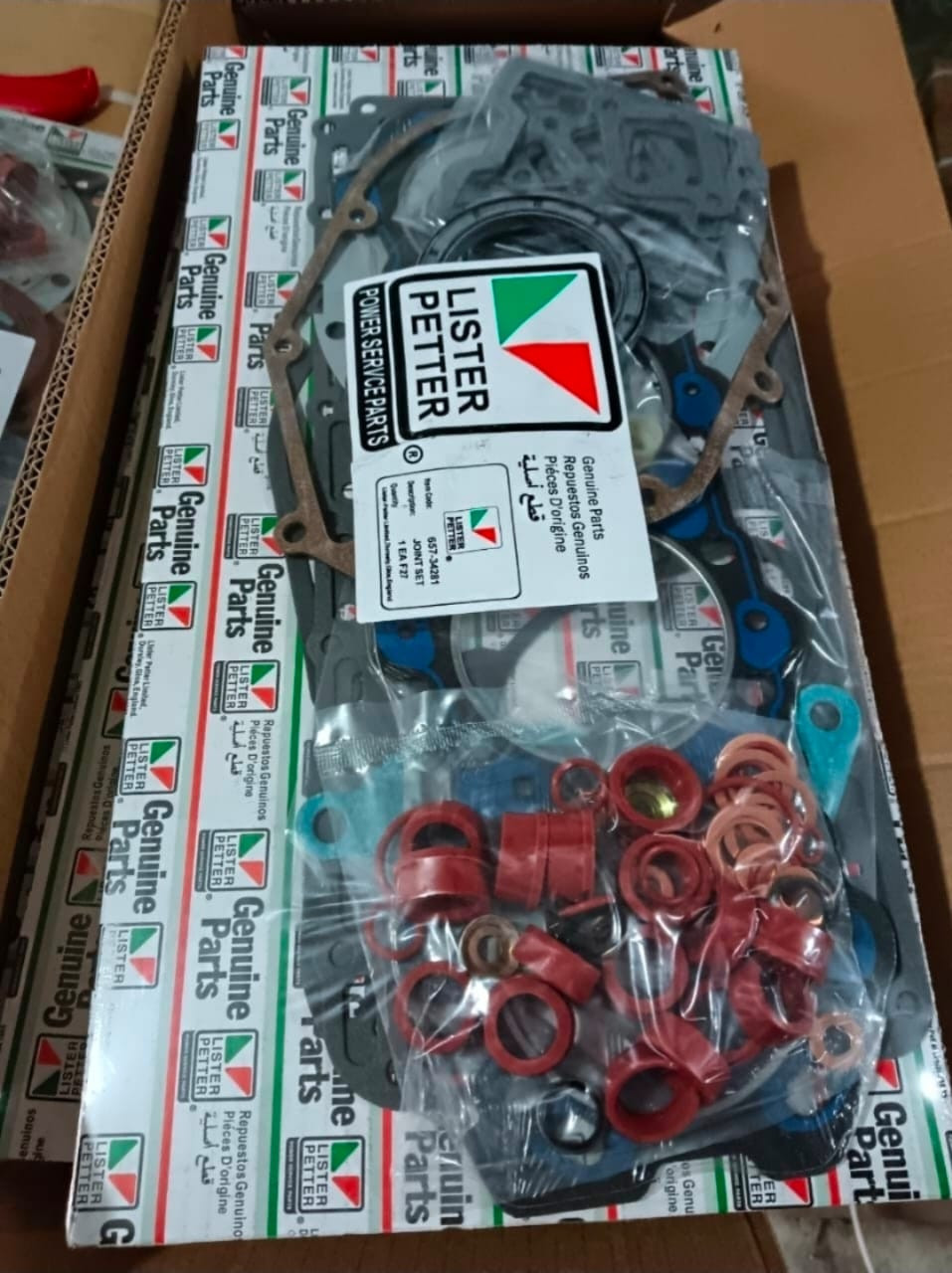 Lister Petter 657-34281  OVERHAUL GASKET