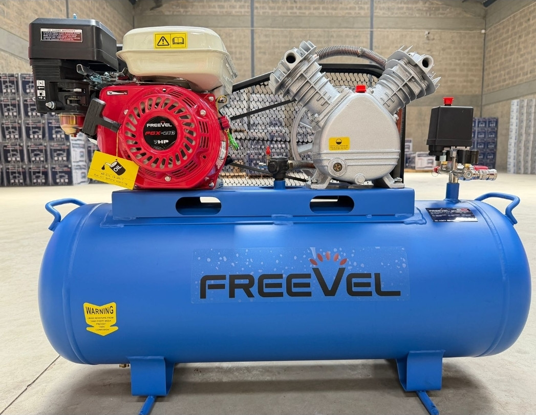Freevel Petroleum air compressor 100litres